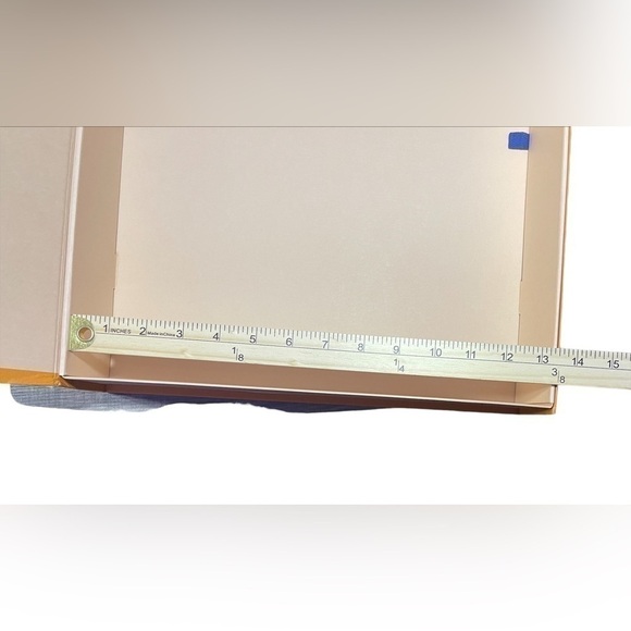 Authentic Louis Vuitton Gift/Storage Box Magnetic Closure in Imperial Saffron - Picture 14 of 16